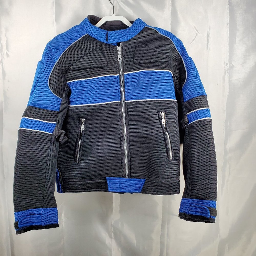 Scotchlite 3M Mesh Motorcycle Jacket with Padding Throughout Men Sz M
